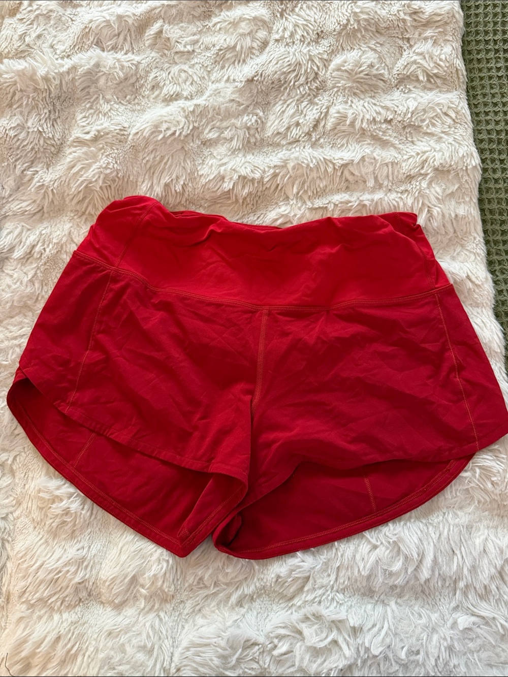 lululemon athletica Red Running Shorts